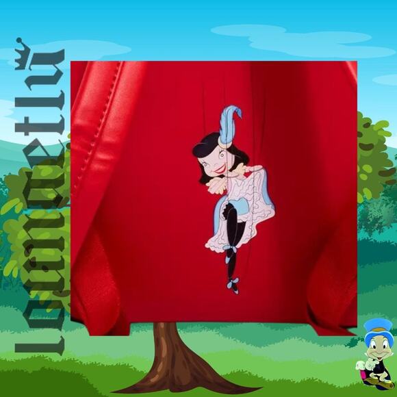NWT Loungefly Disney Pinocchio Marionette Mini Backpack main image 5